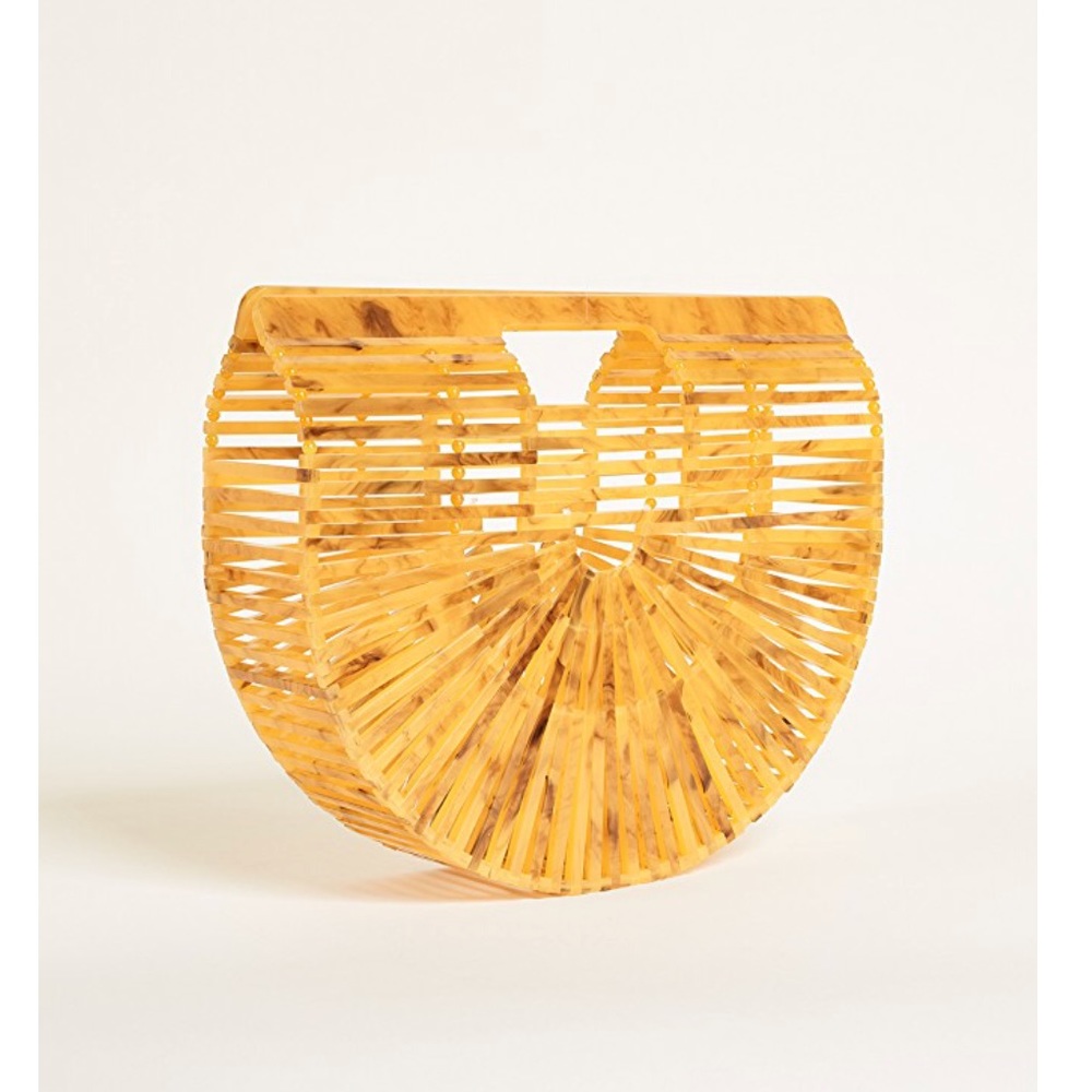 Cult Gaia Acrylic Ark Bag In Marigold